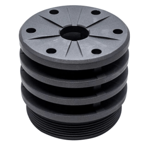 SilencerCo AC2022 Bravo Anchor Brake 30 Cal 7075-T6 Aluminum Black