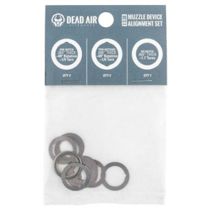 Dead Air DA001 Shim Kit 1/2"-28 tpi 3 Different Shim Thicknesses Included (.004", .006", .060")
