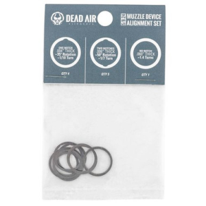 Dead Air DA002 5/8"-24 tpi 3 Different Shim Thicknesses Included (.004", .006", .060")