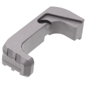 Tyrant CNC Extended Magazine Release, Grey Aluminum Glock 43x/48 - TD43X48EG