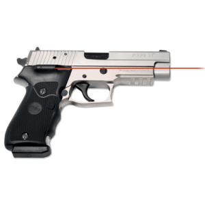 Crimson Trace LG-320 Lasergrips, Black Rubber Overmolded Polymer Water Resistant Red Laser for Sig Sauer P220 - 011100