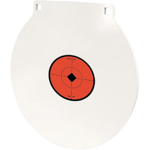 Birchwood Casey Centerfire Target, White 3/8" AR500 Steel 12" Round Gong - BC-RND12-38