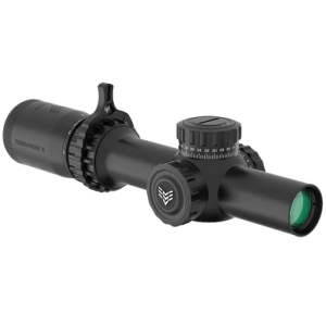 Swampfox Optics Tomahawk II Rifle Scope, Black 1-4x24mm 30mm Tube BDC Green Reticle Waterproof Fully Multi-Coated / Anti-Fog / Hydrophobic - THK14241GB