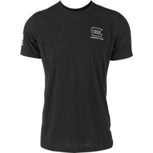 Glock 2nd Amendment Tee Shirt, Black Cotton/Polyester Short Sleeve Medium - AP96307