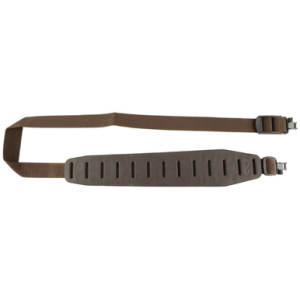 CVA Claw 2.0 Sling, Brown Nylon/Thermoplastic Rubber Includes Hush Stalker II QD Metal Sling Swivels Rifle/Shotgun - 50036-0