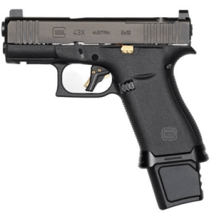 Tyrant CNC Crossover Extended Magazine Release, Black Aerospace Grade Aluminum Glock 43x/48 - TD43X48EBLK