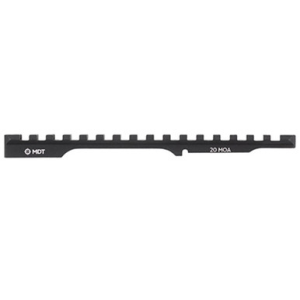 Mdt Sporting Goods Inc Picatinny Scope Rail Black Anodized Aluminum 11" Long, Fits CZ 457, 20 MOA - 104488BLK