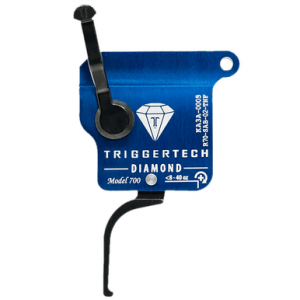 TriggerTech Diamond Trigger, Black Flat Straight Right Hand Fits Remington 700 - R70SAB02TNF