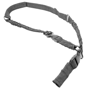 NcStar 2 To 1 Point Sling, Urban Gray 55"-72" OAL Adjustable Bungee - AARS21PU