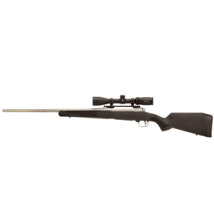 Savage Arms 110 Apex Storm XP Rifle, 20" Matte Stainless Button-Rifled Barrel Matte Stainless Steel Drilled & Tapped Receiver Adj LOP Matte Black Synthetic Stock Vortex Crossfire II 3-9x40mm Right Hand Full Size 4+1 204 Ruger - 57341