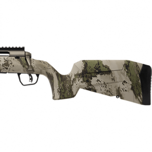 Savage Arms Axis 2 Pro Rifle, 20" Gun Metal Bronze Cerakote Heavy Sporter Threaded Barrel & Picatinny Rail Carbon Steel Receiver Fixed w/Pistol Grip Woodland Camo Synthetic Stock Left Hand Full Size 4+1rd 243 Win - 32292