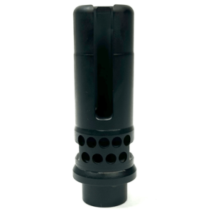B&T Brugger & Thomet B&T Firearms Assault 3 Prong Muzzle Device, DLC Stainless Steel 1/2"x28 Threads 2.65" OAL for 5.56/.223 - BT-ASSAULT-3P - $100.09 at DEGuns