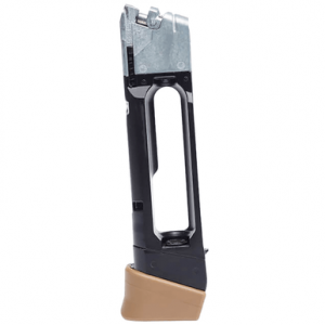 RWS/Umarex CO2 14+1 Magazine, Black/Coyote Fits Glock 19X Gen5 6mm - 2276339
