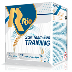 Rio Ammunition Star Team EVO Cartridges, 2.75" 1 1/8oz 7.5Shot 25 Per Box/10 Case 12Gauge - STT32X8