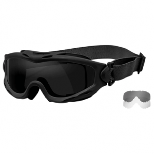 Wiley X Spear Goggles, Smoke Gray Lens Matte Black Frame Scratch-Resistant 100% UV Rating - SP29B