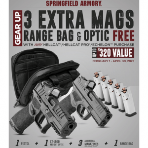 Springfield Armory Hellcat Pro OSP Gear Up 25 Package 9mm Handgun - HCP9379FOSPGU25