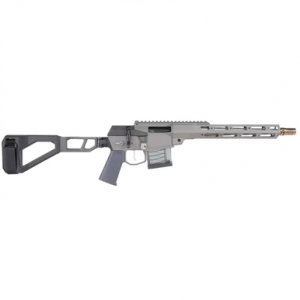 Q LLC Mini Fix Rifle, 12" Gray Tapered Threaded Barrel M-LOK Handguard Gray Picatinny Rail Receiver Adj Folding Stock Black Polymer Grip 5.56 NATO - MINIFIX55612INPISTOL
