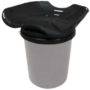 Hawk Ergo 360 Bucket Top Seat, Black Weather Resistant Includes Handle 300 lbs Capacity - HWK3052