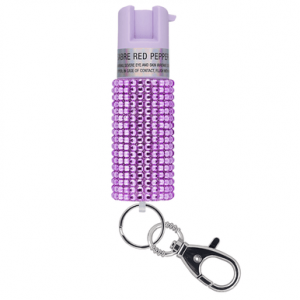 Sabre Red Pepper Spray, Jeweled Lavander Includes Key Ring - KRJLV02
