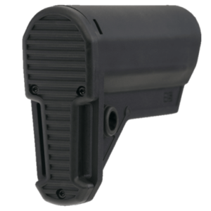 B5 Systems Sierra K Stock, Slim-Profile Ergonomic Cheek Weld Ambidextrous Fixed Sling Mounts and Limited Rotation QD Mounts Black - SRK1655