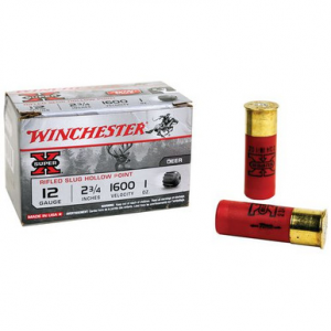 chester X12RS15VP Super X 12 Gauge 2.75 1 Oz Rifled Slug Shot 15 Per Box Ammo