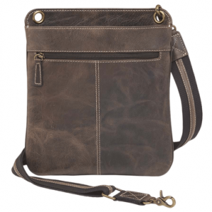 Gun Toten Mamas/kingport Cross Body Purse, Brown Full Grain Buffalo Leather Includes Standard Holster - GTMCZY01