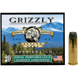 Grizzly Ammo Wide Flat Nose Gas Check Ammo, 250gr 20 Per Box/10 Case 41Mag - GC41M4
