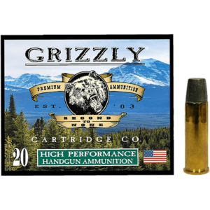 Grizzly Ammo Wide Flat Nose Gas Check Ammo, 265gr 20 Per Box/10 Case 41Mag - GC41M5