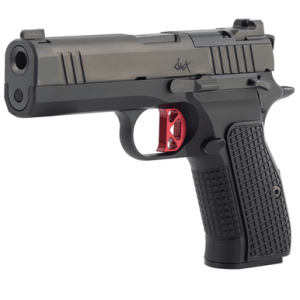 Dan Wesson DWX Pistol, 4.95" Black Match Grade Barrel Black DLC Optics Ready/Serrated Steel Slide Black Aluminum Frame w/Beavertail Black Textured Aluminum Grip Compact Frame 10+1rd 9mm Luger - 92113