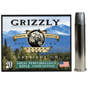 Grizzly Ammo Wide Long Nose Gas Check Ammo, +P 420gr 20 Per Box/10 Case 45-70Gov - GC45/70+P7