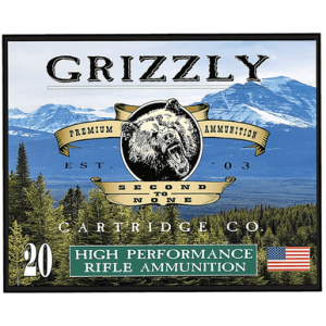 Grizzly Ammo Full Metal Jacket Flat Point Ammo, 125gr 20 Per Box/10 Case 357Sig - GC357S3