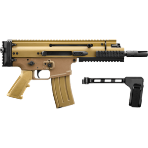 FN 38101885 SCAR 15P 5.56x45mm 10+1 7.50" Black Flat Dark Earth Pistol