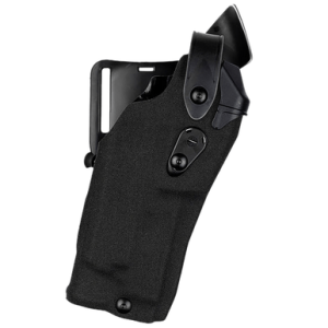 Safariland ALS/SLS Mid-Ride Holster, Duty Rated Level III Retention Holster Black Right Hand Fits Glock 19 MOS Gen 3-4 Compatible w/ SureFire X300U - 6360RDS2832481