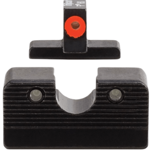 Trijicon HD XR Night Sight Set, Green Tritium/Orange Outline Front, Green Tritium Rear Black Frame Fits FN 509 - 601000