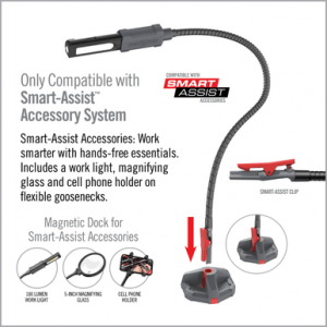 Real Avid Smart Assist Magnetic Mount, Gray/Red Plastic Compatible w/ Smart Assist Accessories Features 6 Magnets for Maximum Holding Strength - AVSAMM
