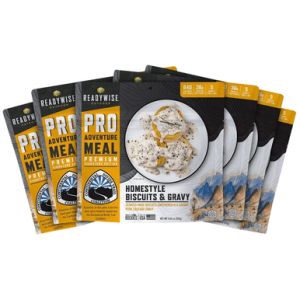 ReadyWise Outdoor Food Kit Homestyle Biscuits & Gravy, 2 Servings Per Pouch 6 Per Case - RW05190