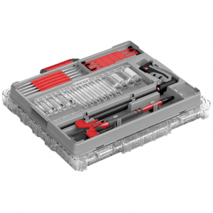 Real Avid AVBMMK Bore-Max Master Cleaning Kit & Mobile Workstation Multi Cal 12/20 Gauge Gray/Red