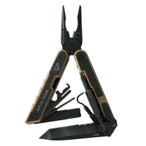 Real Avid AVAR15T AR15 440C SS Part Serrated Blade Black G10 Handle AR Platform