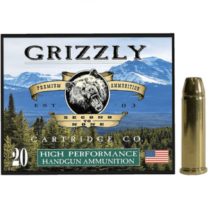 Grizzly Ammo Jacketed Hollow Point Ammo, +P 148gr 20 Per Box/10 Case 38 Special - GC38SP+P3