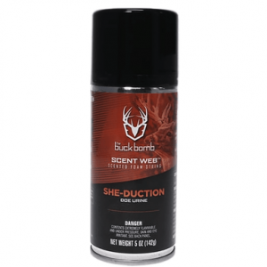 The Buck Bomb She-Duction Doe Urine, Scented 5oz Aerosol - HSBBSWSHEDUC
