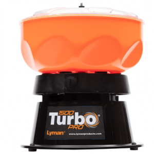Lyman 1500 Pro Turbo Tumbler, Black/Orange Clean Cases 115V Battery - 7631650