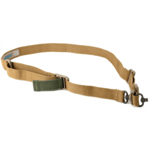 Blue Force Gear Vickers 221 Sling, Coyote Brown Cordura 57"-67" OAL Padded Rifle - VCAS2TO1PB200AACB