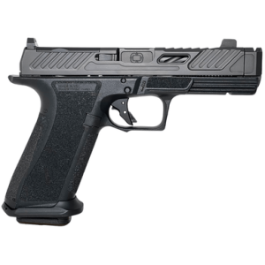 Shadow Systems XR920P Elite Pistol, 4.25" Black Nitride Match Grade/Spiral Compensated Barrel Black Nitride Optic Cut/Serrated/Window Cut Stainless Steel Slide Black Polymer Frame w/Beavertail & Picatinny Rail 10+1rd 9mm Luger - SS3240