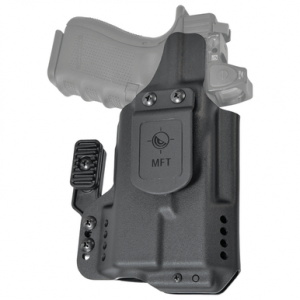 Mission First Tactical Pro Series IWB Light Holster, Black Plastic Ambidextrous Fits Glock 19 - H5GL1WL1