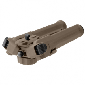 Magpul MOE QD Bipod, Flat Dark Earth Polymer/Steel 10" Height 2 Legs Fits M-LOK - MAG1511-FDE
