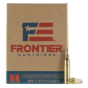 Frontier Cartridge FR2015 Rifle 5.56x45mm NATO 55 Gr Full Metal Jacket (FMJ) 150 Bx/ 8 Cs ntier Cartridge FR2015 Rifle 5.56x45mm NATO 55 Gr Full Metal Jacket (FMJ) 150 Bx/ 8 Cs Ammo