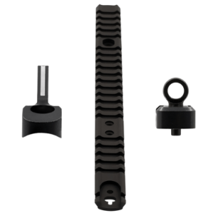 XS Sights Lever Rail w/ Ghost Ring Sight Set, Black Anodized Aluminum Picatinny Rail Iron Sight for Rifle Marlin / Ruger 1894 w/ Round Barrel - ML10095