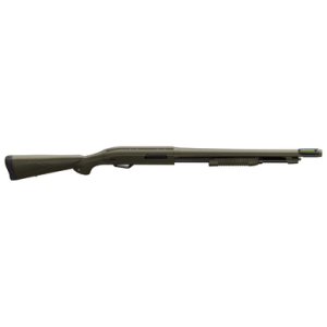 Winchester Repeating Arms SXP Defender Shotgun, 18" OD Green Perma-Cote Steel Barrel&Drilled&Tapped Aluminum Alloy Receiver Fixed w/Textured Grip Panels OD Green Synthetic Stock Fixed Cylinder Choke 5- 2.75" Shells Pump Full Size 12Gauge - 512425395
