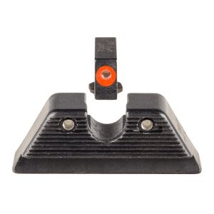 Trijicon 601092 HD XR Night Sight Set Green Tritium/Orange Outline Front, Green Tritium Rear, Black Frame, Fits Most Glock/17 MOS/19 MOS/45 MOS