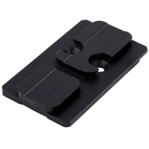 XS Sights Optic Mount, Black Nitride CNC Machined Steel for Glock ACRO Optic Glock 17/19/22-24/26/27/31-36/38 - GLOM001SM1ACRO
